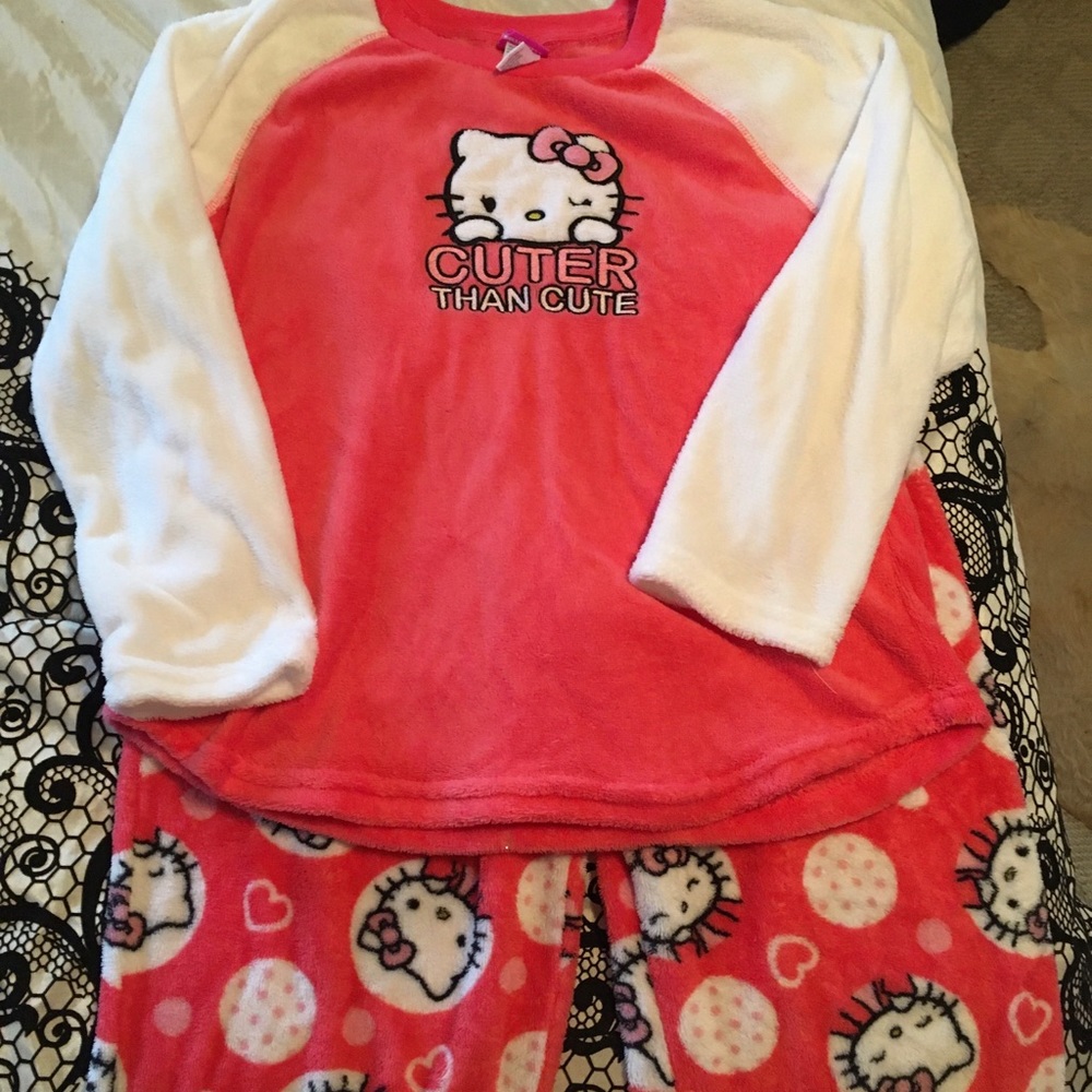 Hello kitty pj set
